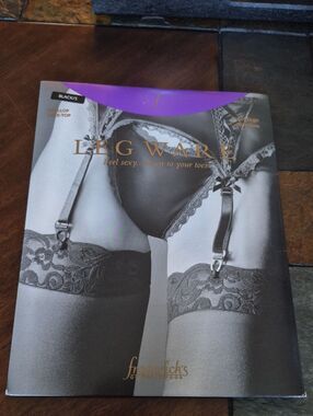 Fredricks Of Hollywood Leg Ware Lace Garter Stockings - Black by